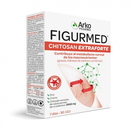 Figurmed® Chitosán Extra Forte 30 cápsulas