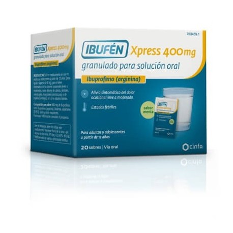 IBUFEN XPRESS SOBRES 400 mg 20 sobres